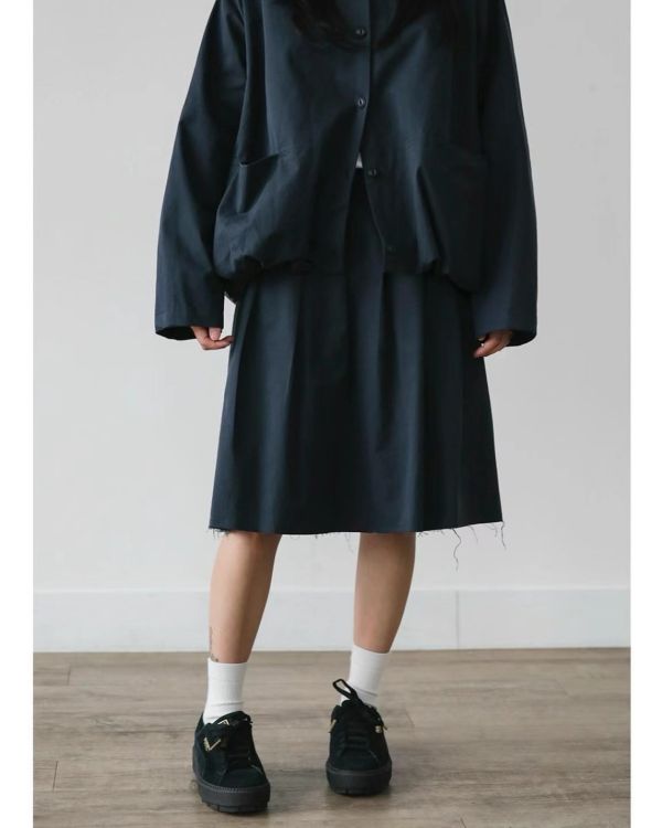 日系復古圓領寬鬆外套  落肩 澎澎 露營風 日系,圓領,外套,薄外套,純棉,南瓜,澎澎,可愛