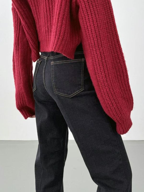 （現貨+預購）不退色窄管直筒9分褲 牛仔褲 九分褲,9分,牛仔褲,深藍,不退色