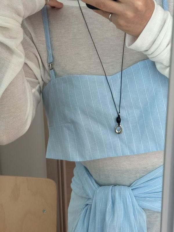 【界線之繫 Borderline Thread】 不規則金屬吊墜黑繩長項鏈 可調節長 細繩項鍊,可調節項鍊,墜飾項鍊,金屬墜飾,黑繩