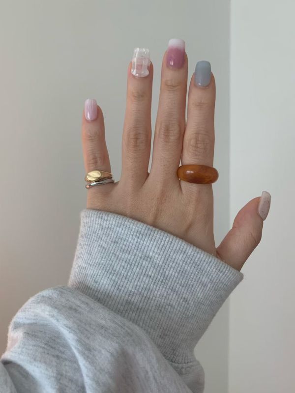 【心鏡之環 Mirror of Mind】醫療鋼橢圓尾戒 尾戒,醫療鋼,橢圓戒,金屬,飾品,小指戒