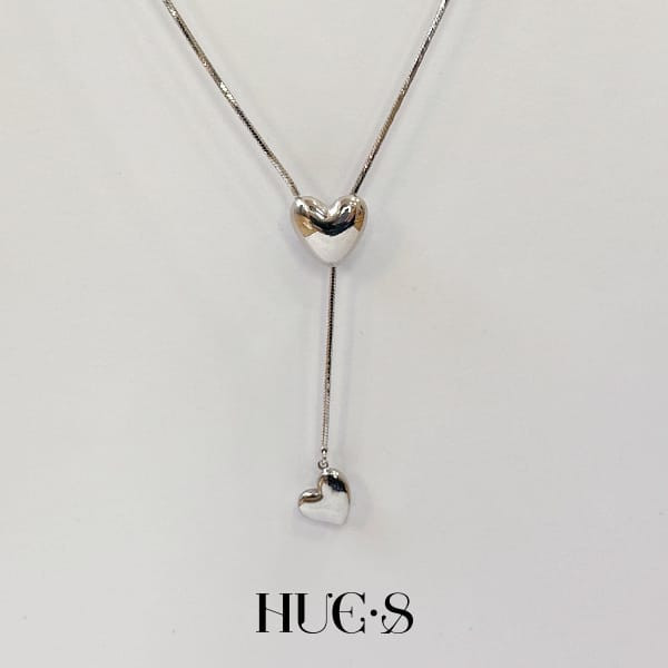 可調愛心蛇骨鍊 316鋼飾 