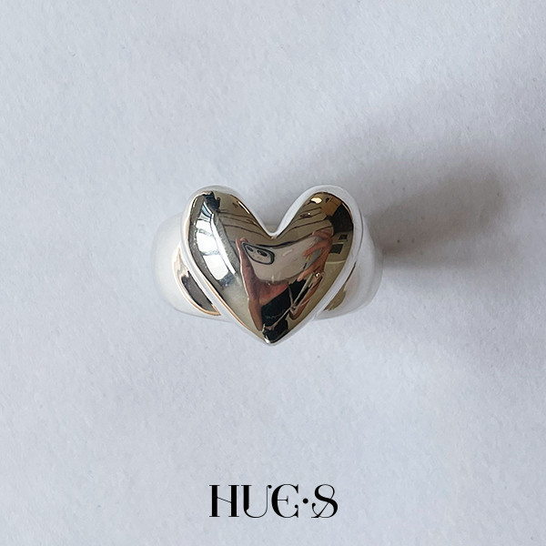 極簡愛心開口戒 S925純銀 