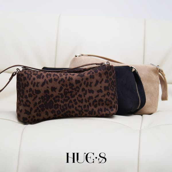 個性麂皮絨布肩背手提兩用包 