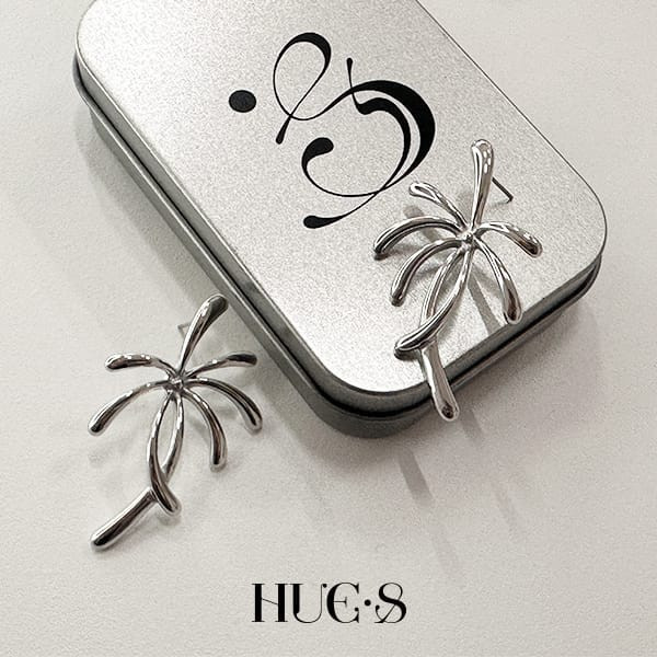 流光煙火耳扣 316鋼飾 