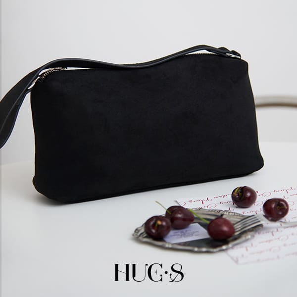 個性麂皮絨布肩背手提兩用包 