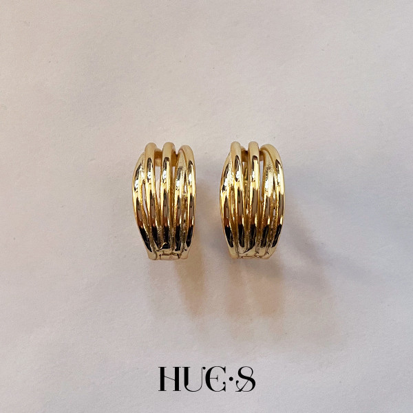 多層次環繞耳環 S925純銀 