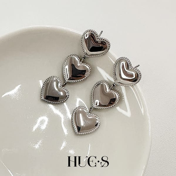 軟糖心串耳環 316鋼飾 