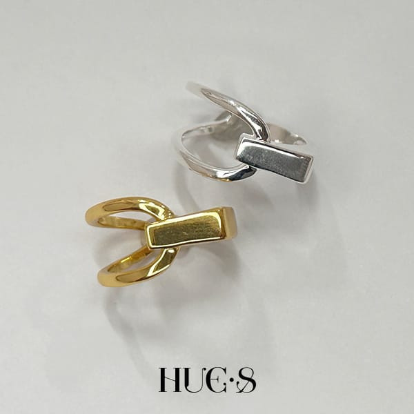 三角開口立體戒 S925純銀 