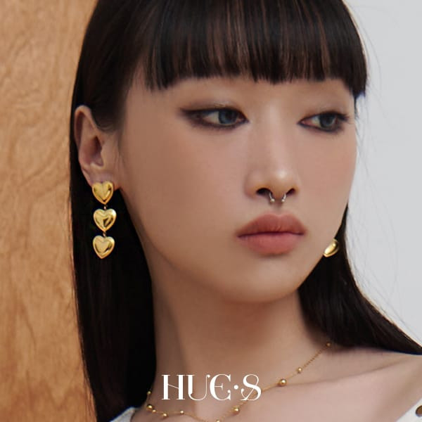 軟糖心串耳環 316鋼飾 