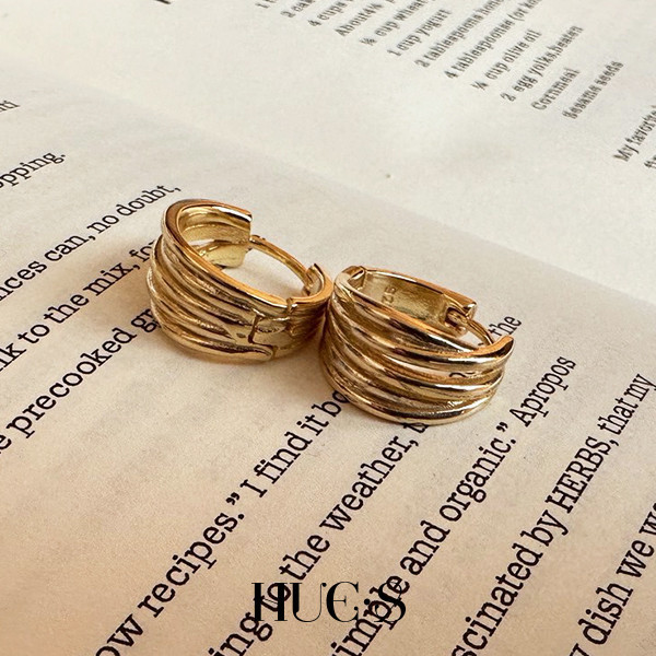 多層次環繞耳環 S925純銀 