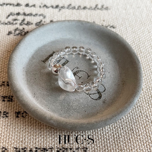 清透白水晶戒指 S925純銀 