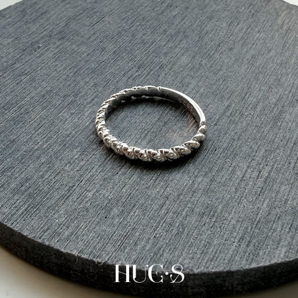 簡約麻花尾戒 S925純銀 