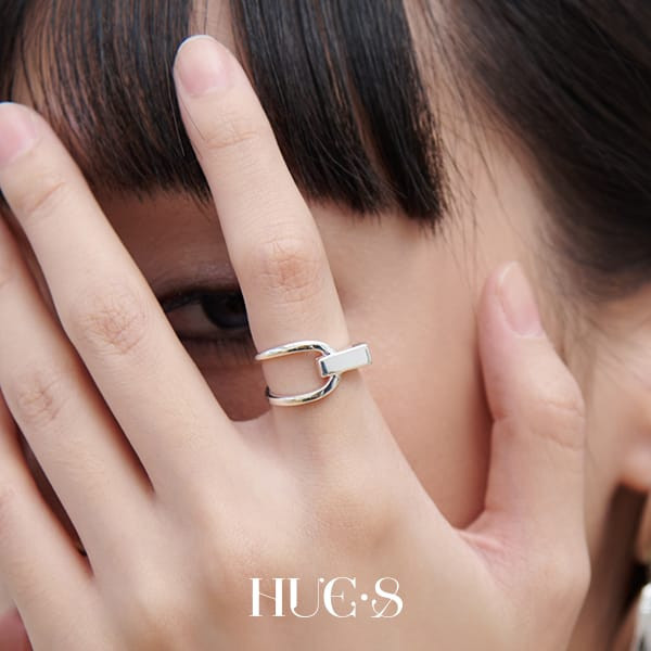 三角開口立體戒 S925純銀 