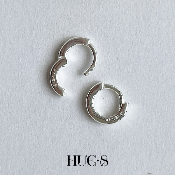 經典圓環耳扣耳環 S990純銀 