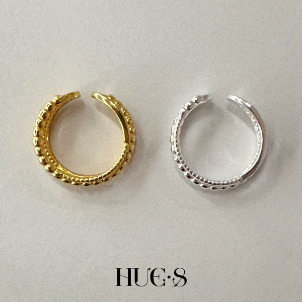 交織圓舞曲開口戒 S925純銀 