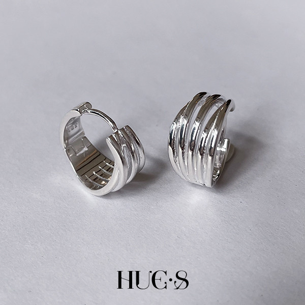 多層次環繞耳環 S925純銀 