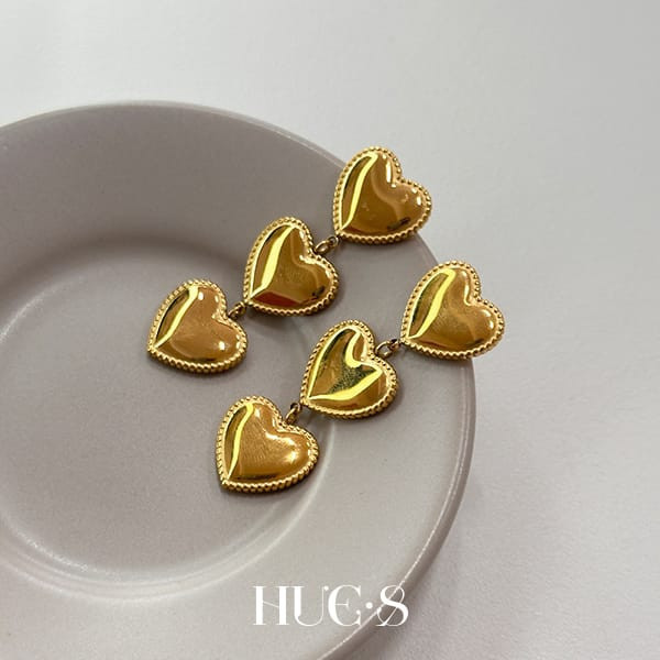 軟糖心串耳環 316鋼飾 