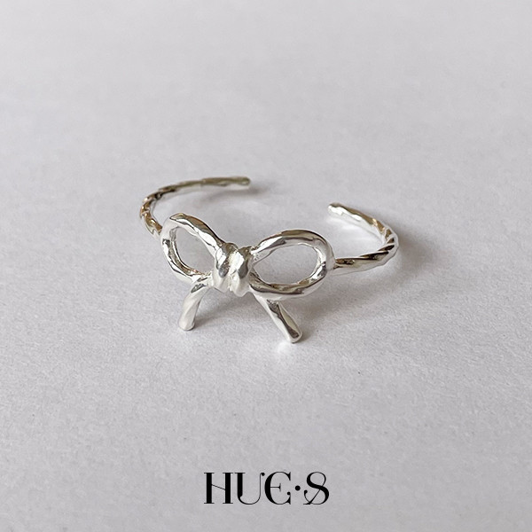 經典蝴蝶結戒指 S925純銀 