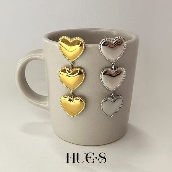 軟糖心串耳環 316鋼飾 