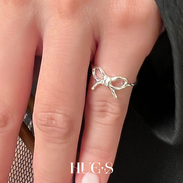 經典蝴蝶結戒指 S925純銀 