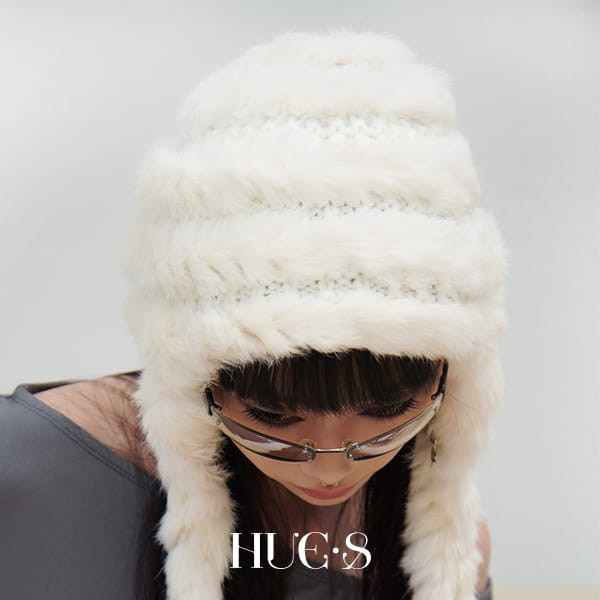 韓系保暖仿毛百搭茸茸帽 