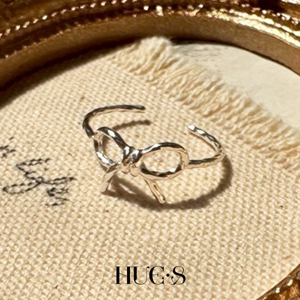 經典蝴蝶結戒指 S925純銀 