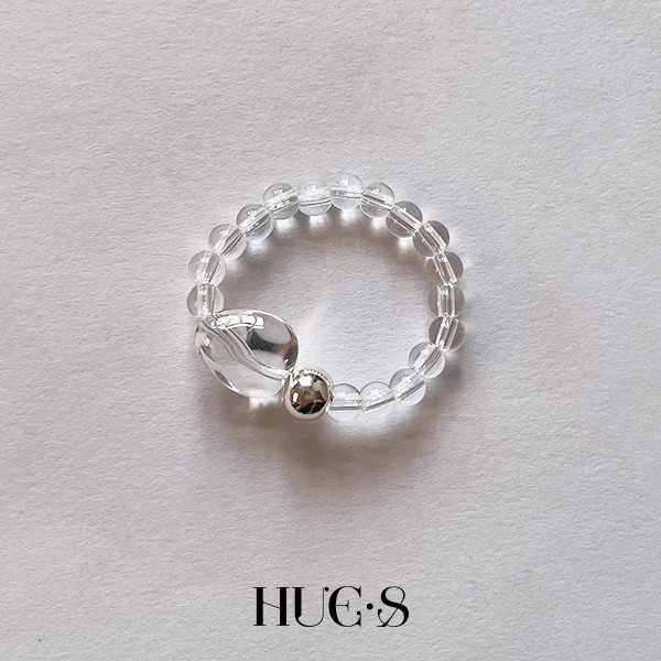 清透白水晶戒指 S925純銀 