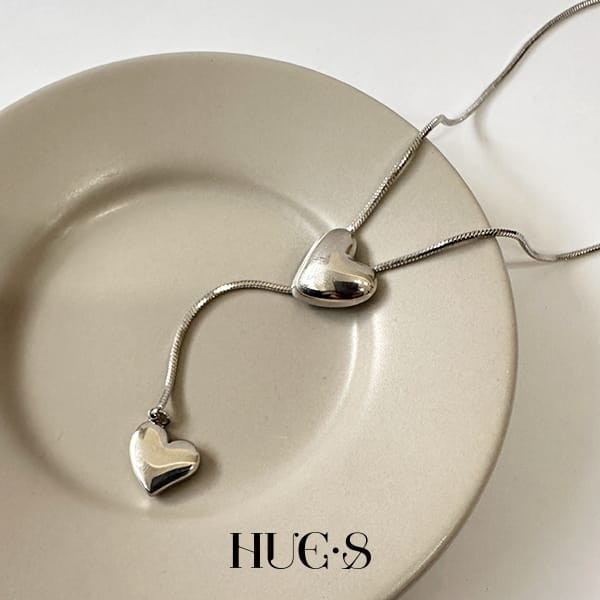 可調愛心蛇骨鍊 316鋼飾 