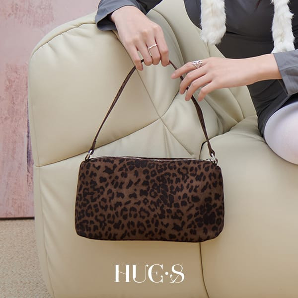 個性麂皮絨布肩背手提兩用包 