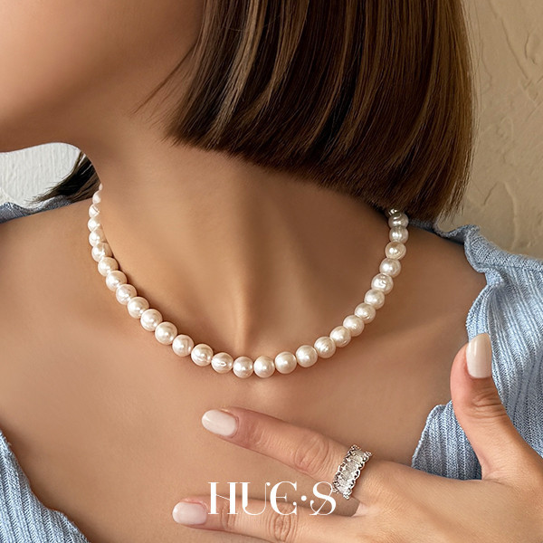 氣質淡水珍珠項鍊 S925純銀 
