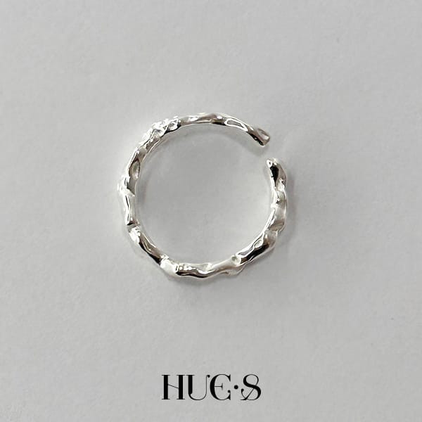 液態幾何開口戒 S925純銀 