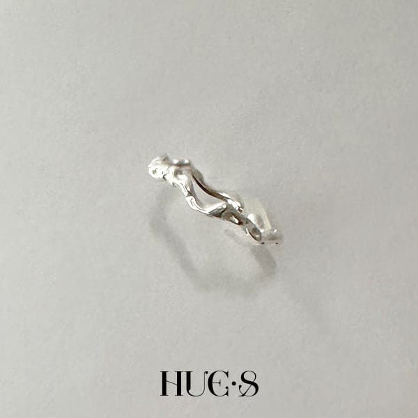 液態幾何開口戒 S925純銀 