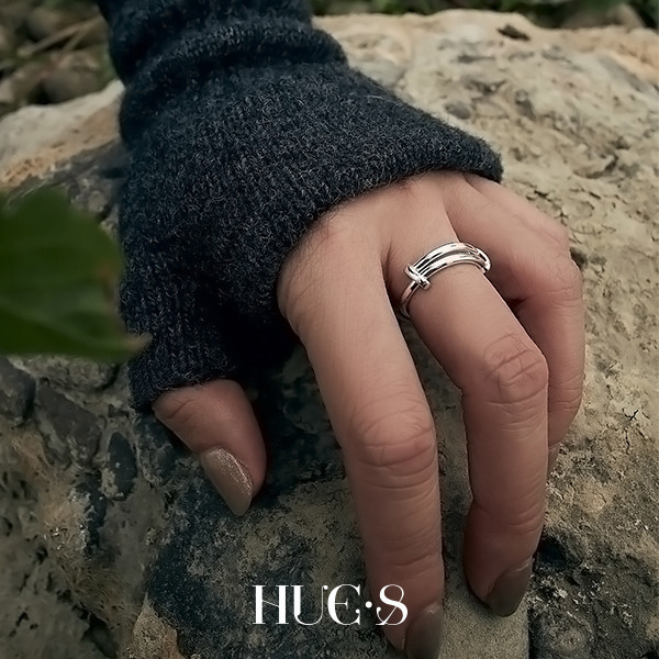 推拉環可調式戒指 S925純銀 