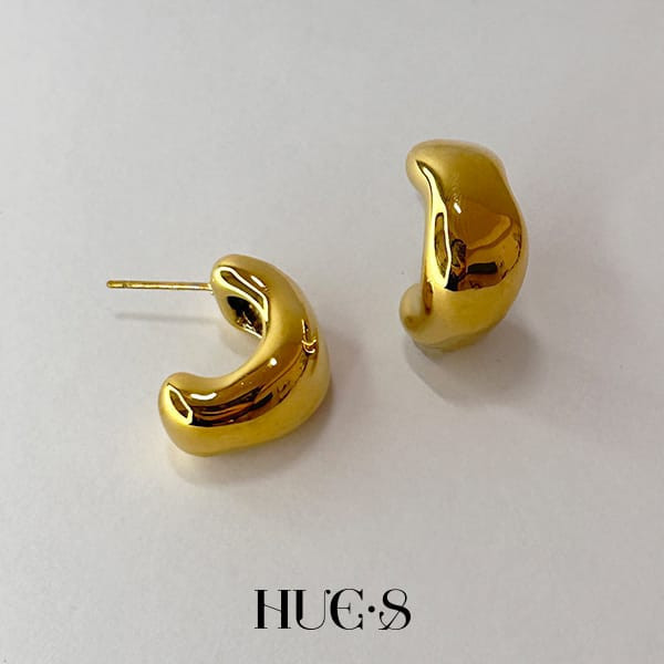 韓版圓弧耳環 316鋼飾 