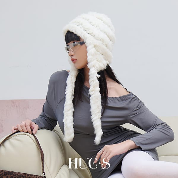 韓系保暖仿毛百搭茸茸帽 