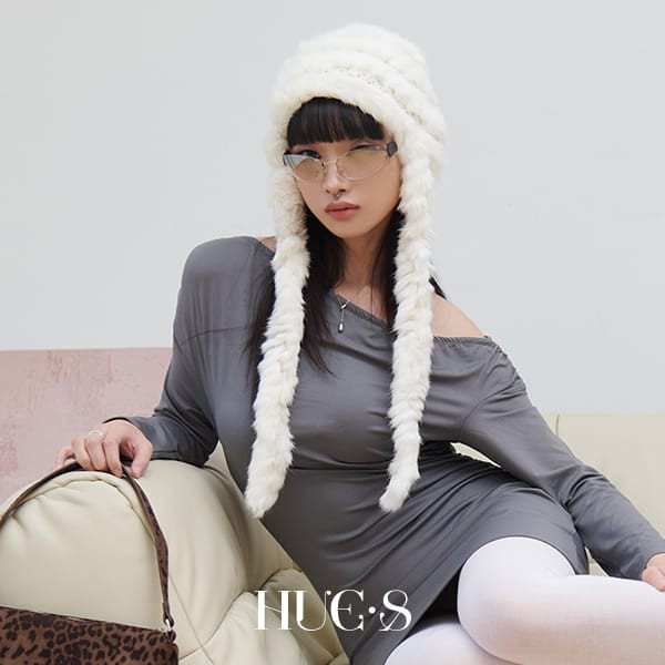 韓系保暖仿毛百搭茸茸帽 