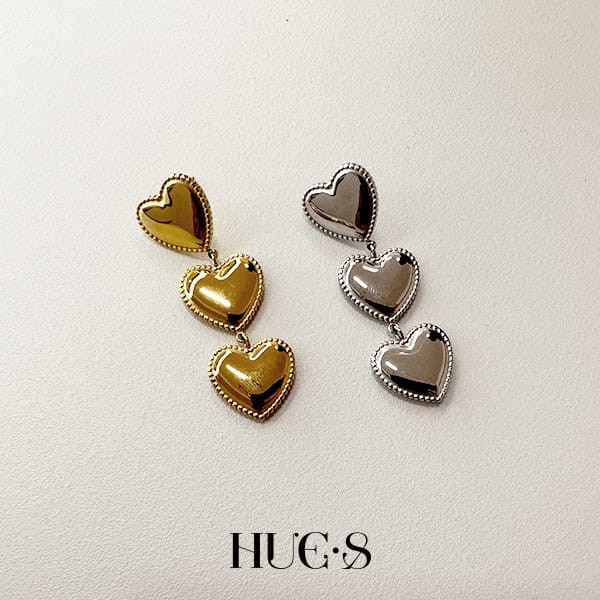 軟糖心串耳環 316鋼飾 