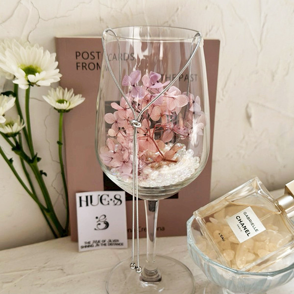 立體圓珠可調式項鍊 316鋼飾 