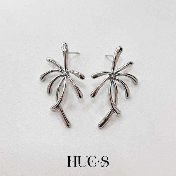 流光煙火耳扣 316鋼飾 