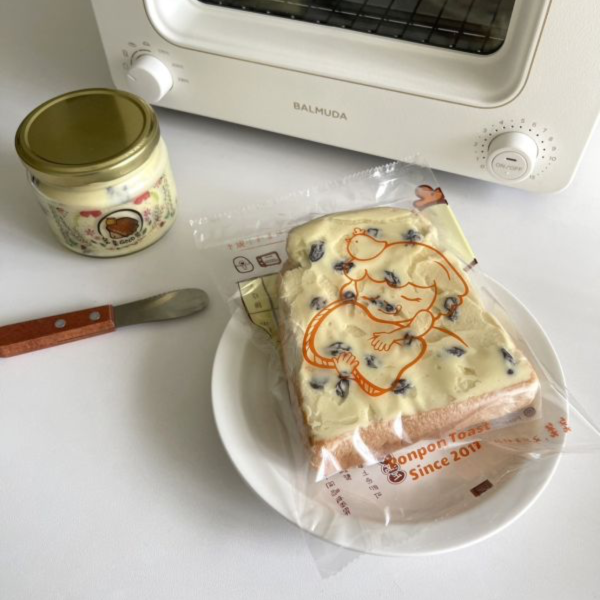 葡萄乾奶酥厚片鮮奶吐司 