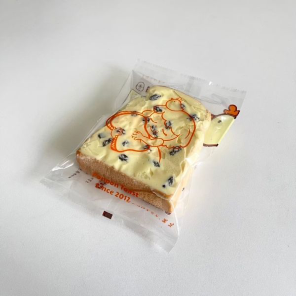 葡萄乾奶酥厚片鮮奶吐司 