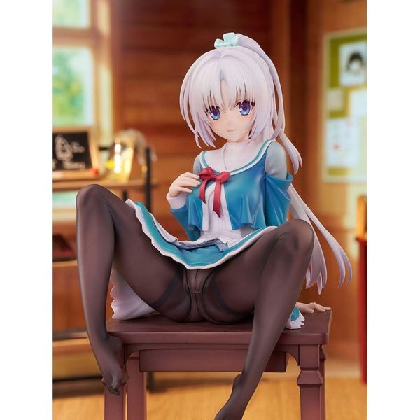 預購 27年9月 代理版 Luminous Box 千戀＊萬花 朝武芳乃 制服獸耳Ver. 1/7 0907 Luminous,Box,Ver,日本代購