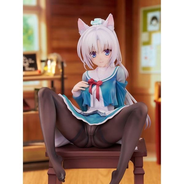 預購 27年9月 代理版 Luminous Box 千戀＊萬花 朝武芳乃 制服獸耳Ver. 1/7 0907 Luminous,Box,Ver,日本代購
