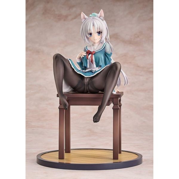 預購 27年9月 代理版 Luminous Box 千戀＊萬花 朝武芳乃 制服獸耳Ver. 1/7 0907 Luminous,Box,Ver,日本代購