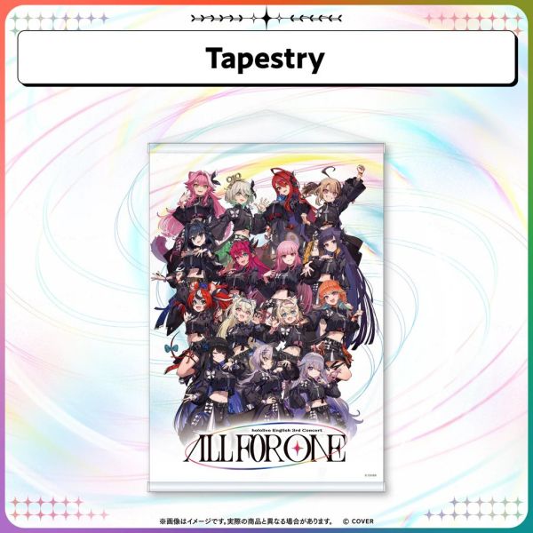 受注販售 Hololive English 3rd Concert All for One 演唱會商品 