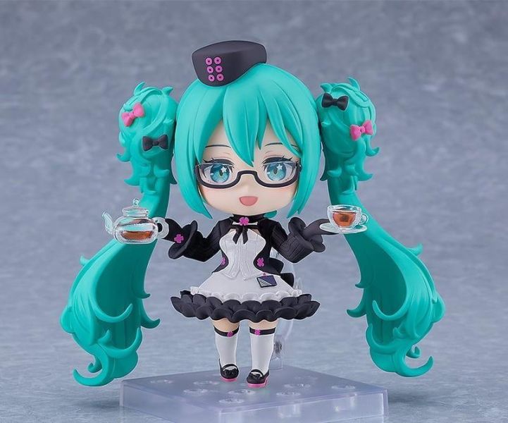 預購 代理版 GSC Q版 黏土人 初音未來 眼鏡×咖啡廳Ver. 音未來、黏土人、Nendoroid、眼鏡初音、咖啡廳初音、Vocaloid模型、Good Smile Company、GSC代理版、Q版公仔、可動模型、動漫周邊、收藏模型、預購模型、初音未來模型、桌面擺件