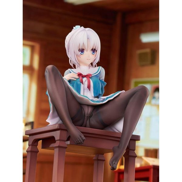 預購 27年9月 代理版 Luminous Box 千戀＊萬花 朝武芳乃 制服獸耳Ver. 1/7 0907 Luminous,Box,Ver,日本代購