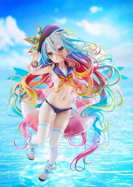 預購 27年01月 代理版 GSC 遊戲人生 白 水手服風泳裝Ver 1/7 PVC 完成品 模型,代理模型,GSC 模型,GSC 正版模型,黏土人,玩偶,娃娃,PVC公仔,遊戲人生,白