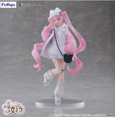 代理版 FuRyu TENITOL petit 初音未來 櫻未來 Cool style 模型,代理模型,GSC 模型,GSC 正版模型,黏土人,玩偶,娃娃,PVC公仔