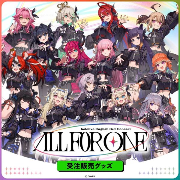 受注販售 Hololive English 3rd Concert All for One 演唱會商品 
